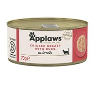 ابلاوز معلبات طعام رطب للقطط الدجاج مع البط بالمرق...