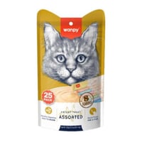 وانبي مكافات كريمية للقطط 25 قطعة متنوعة 25×14 جرا...