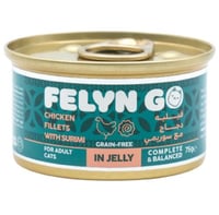 فيلاين قو معلب طعام رطب كامل شرائح الدجاج مع سوريم...