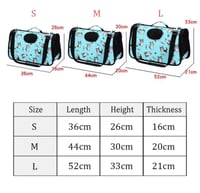 شنطة لنقل القطط مع رسومات لطيفة