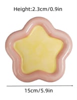 صحن سيراميك للقطط على شكل زهور