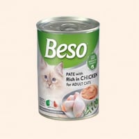 بيسو طعام رطب الدجاج 400 جرام للقطط البالغة
