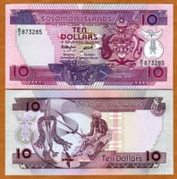 جزر سليمان فئة 10 دولار أنسر