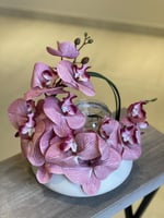 ورد صناعي و سمك