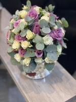 فازة سمك 10 اغصان بيبي روز و 20 روز