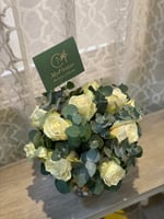 فازة سمك 10 وردات جوري