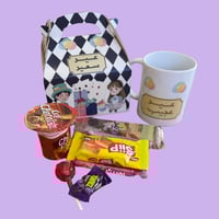 عيد عجيب توزيعات حلويات مع كوب منوع