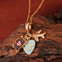 سلسال السفر ستانليس ستيل مطلي