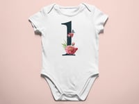 طقم بربتوزات أطفال للتصوير بثيم ورود للجنسين