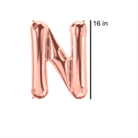 بالونات حروف انجليزية فويل صغيرة 16 انش (معبأة بال...