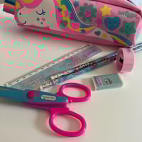 68 استيكر مدرسي بالاسم يوني كورن