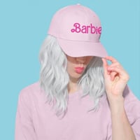 تطريز كاب قبعة شعار باربي barbie