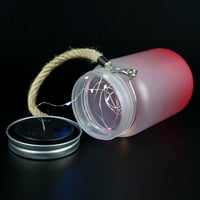 فانوس ميسون جار مضيء وملون بتصميمك الخاص