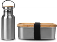 طقم علبة غداء لنش بوكس مع مطارة مياه معدن مع أغطية...