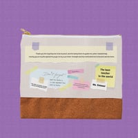 مقلمية قماشية بتصميم The Best Teacher مع إضافة الا...