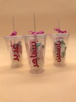 كوب شفاف مع إمكانية تعبئة الكوب بمجموعة العناية ال...