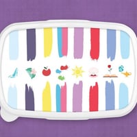 علبة طعام للأطفال اكسسوارات أميرات ديزني اسم حسب ا...