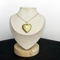 قلادة قلب لوكيت قابلة للفتح ستانلس ستيل مطلي مع ام...