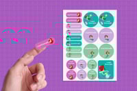 استيكر مدرسي بالاسم حورية البحر