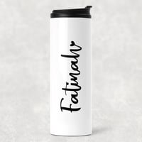 طباعة كوب حافظ للحرارة بإضافة الأسم