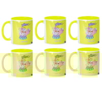 مجموعة كوب بتصميم عيد سعيد دامبو اصفر