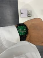 ساعة كاسيو السعودية اسود مع اخضر