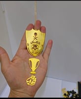 تعليقه سياره سياره شعار نادي الاهلي بلاسم