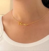 سلسال الاسم والفراشة-متجر إيفا