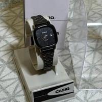 ساعة كاسيو نسائية اسود