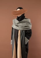 فروه نسائي جوخ دبل فيس وشال