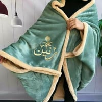 شال شتوي نسائي بلاسم او العباره حسب الطلب