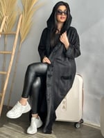 فروه نسائي اسود وجذاب