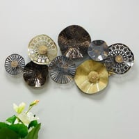 لوحة جدارية حديد ملون