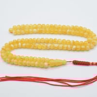 سبحة كهرمان كالنجرادي فرز ناعم 108 خرزه