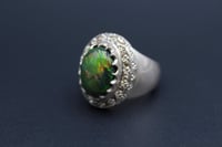 خاتم اوبال اثيوبي مقاس 8.75 انجليزي _ 19 عربي