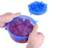 12 قطعة باللونين الأزرق الفاتح والأبيض قابلة للتمد...