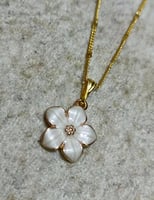 سلسال زهرة الكرز الابيض