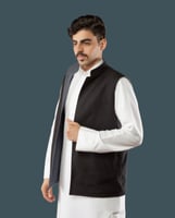 سديري جوخ لون اسود/رمادي