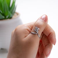 خواتم حروف عربيه تصميم حسب الطلب