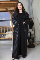 فروة جلد اسود نسائية راقية