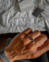 خاتم رجالي ماربل طبيعي