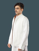 سديري جوخ لون ابيض/بني