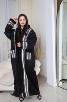 فروة اسود نسائية راقية