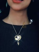 سلسال القلب مع حروف تصميم حسب الطلب