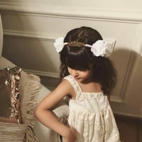 طوق ورد للاطفال - مع الؤلؤء