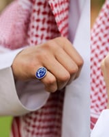 خاتم ملكي فضه خالص عيار 925