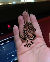 تعليقة مرايا _ خيل مع الاسم