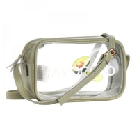 حقيبة كتف شفافة (اخضر)