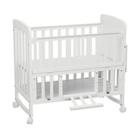 سرير صغير بخزانة وطاولة تغيير وهزاز موديل 1219