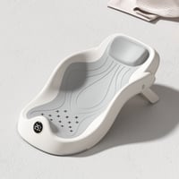 مقعد استحمام مع حساس حرارة رمادي